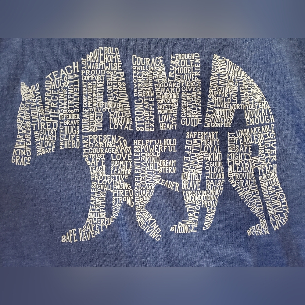 Alternative Apparel "Mama Bear" Shirt Women's Sz L - Picture 2 of 3